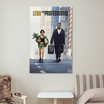 No.288フレーム付きキャンバスアート　映画ポスター　LEON インテリア絵画 No.288フレーム付きキャンバスアート 映画ポスター LEON